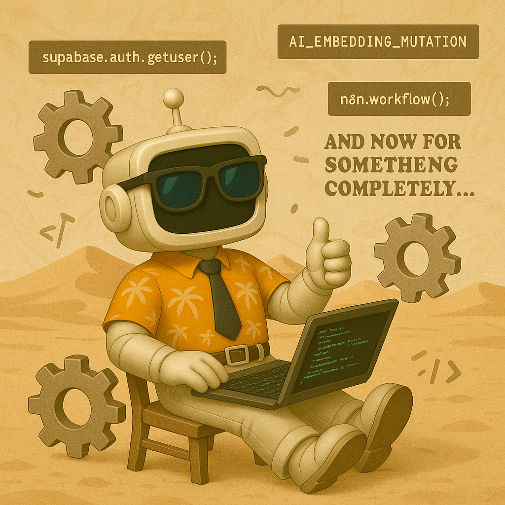 Development mascot icon for how it works step